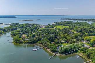 Shelter Island Modern Waterfront Sanctuary with Dock and Pool