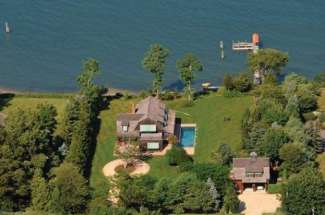 Shelter Island Modern Barn-Style with Deep Water Dock and Pool