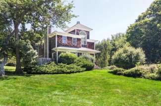 Gracious Shelter Island Postmodern with Association Beach