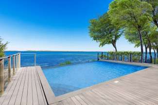 Shelter Island Bayfront with Infinity Edge Pool and Sandy Beach