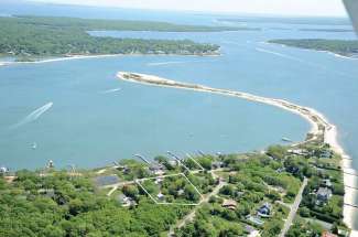 Shelter Island Water View Farmhouse with Guest House and Barn