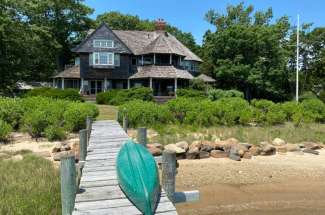 Classic Shelter Island Harborfront with Tennis and Pool