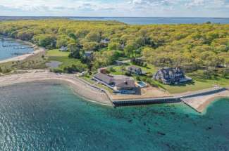 Shelter Island Dramatic Beach House with Pool, 180-Degree Views