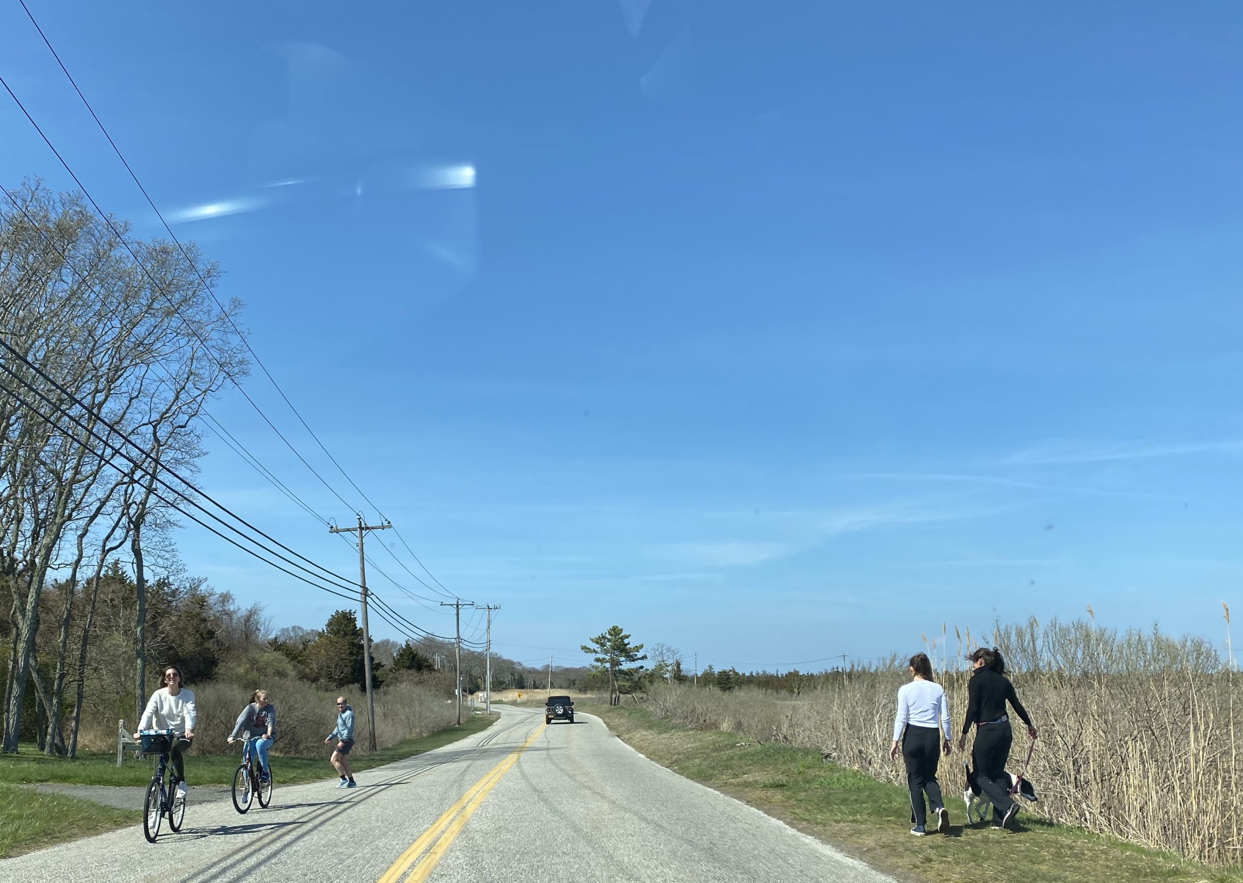 Exercising on Shelter Island