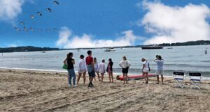 People on beach